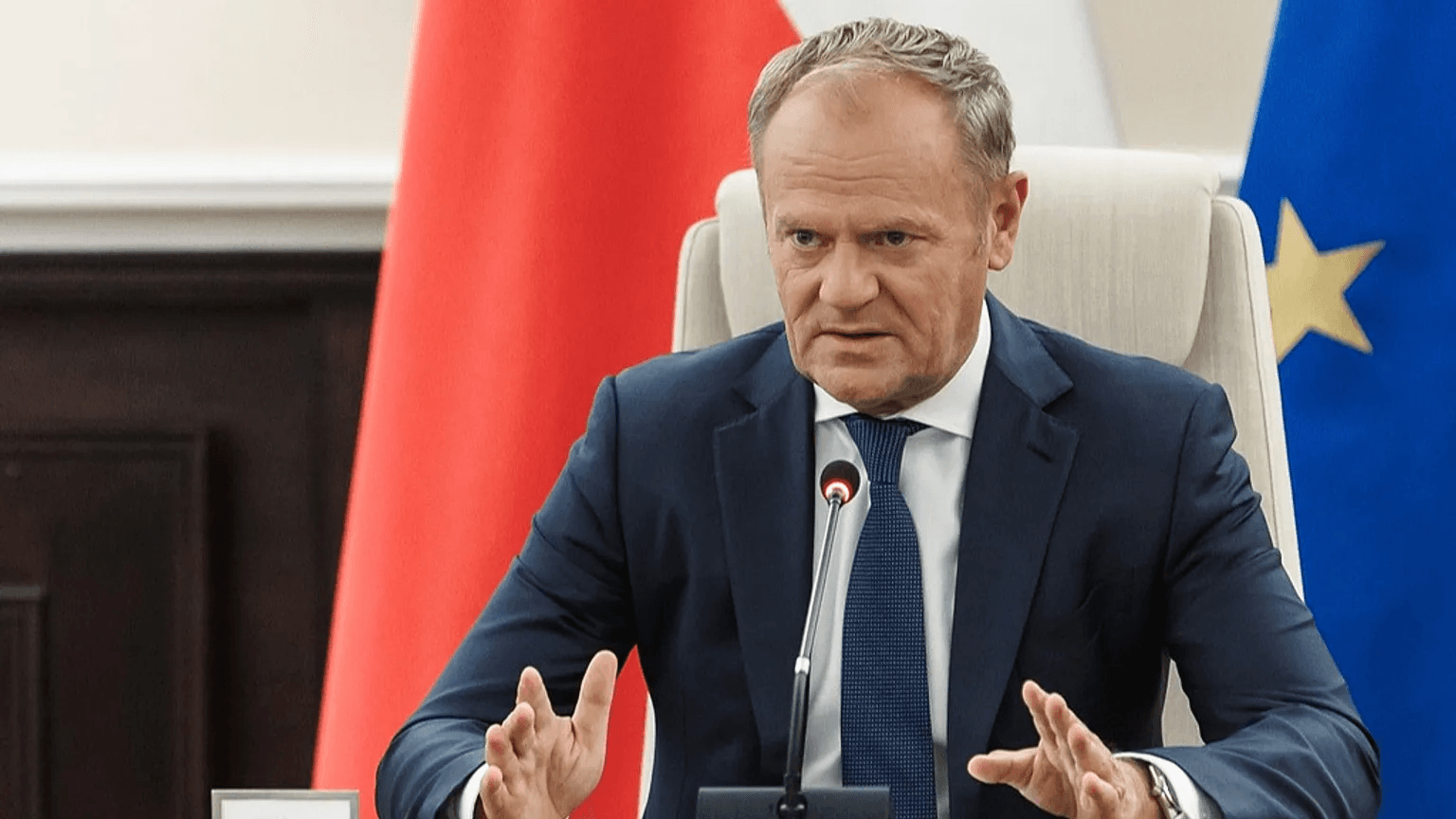 Polish PM Donald Tusk confirms recent railway sabotage was carried out by two Ukrainian citizens acting on orders from Russia