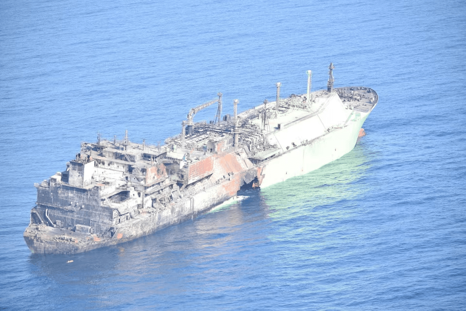 Russian LNG carrier Arctic Metagaz remains adrift in Mediterranean after being attacked by Ukrainian sea drone over a week ago